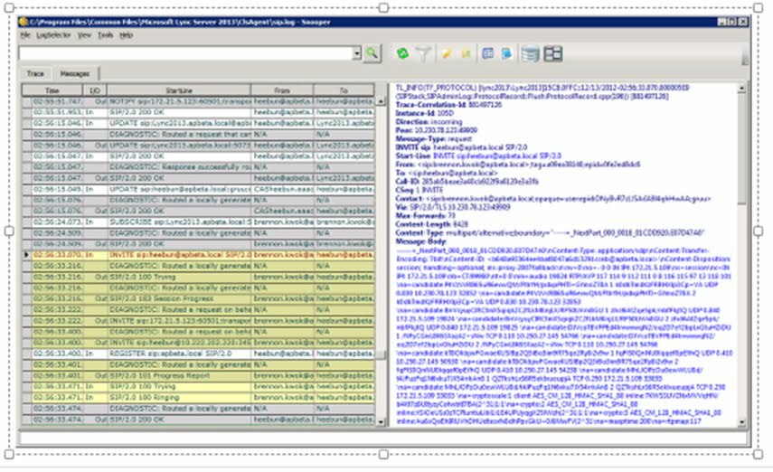 collect SFB client-logs