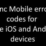 Lync Mobile error codes for Apple iOS and Android devices