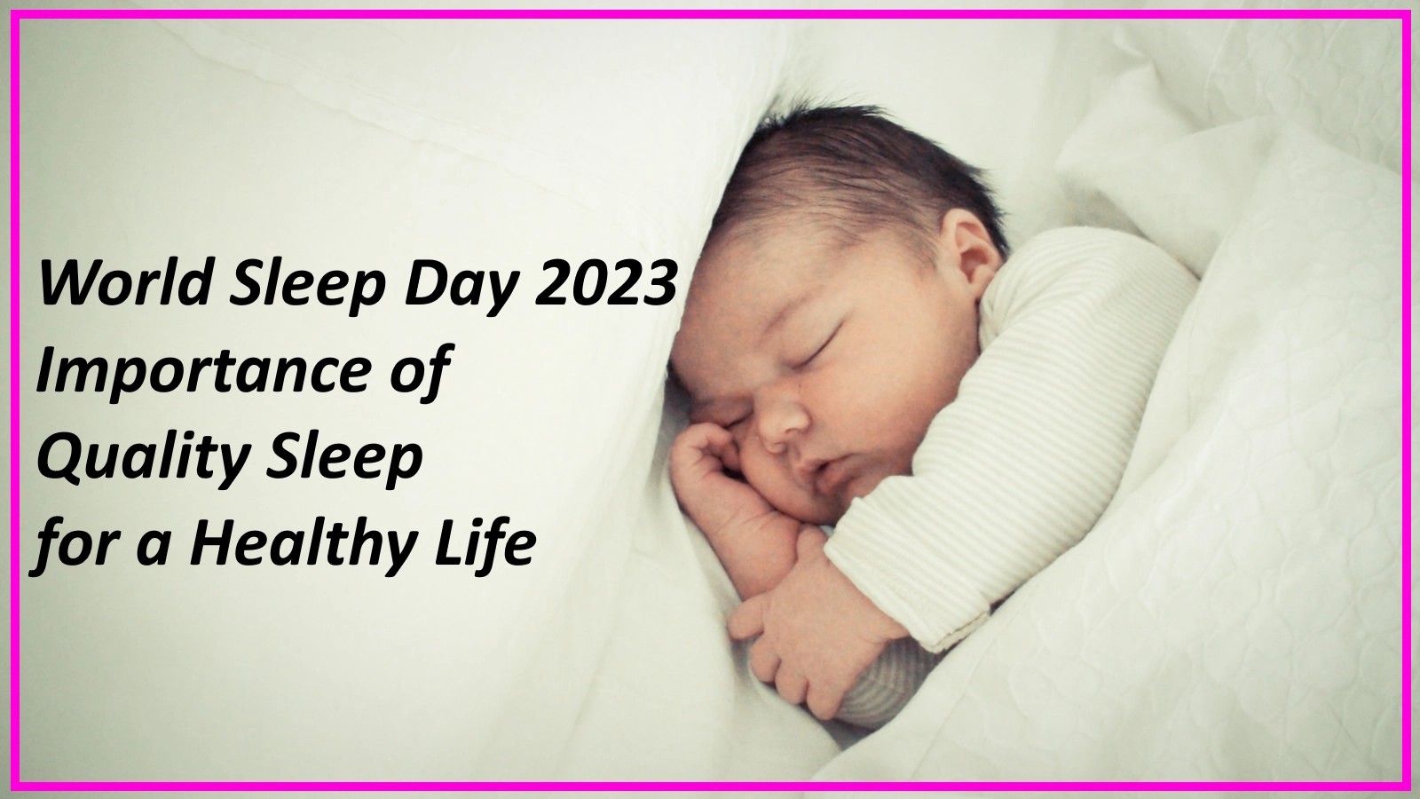 World Sleep Day 2023