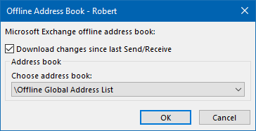 Set up Offline Address Book (OAB) both internally and externally on an Exchange server