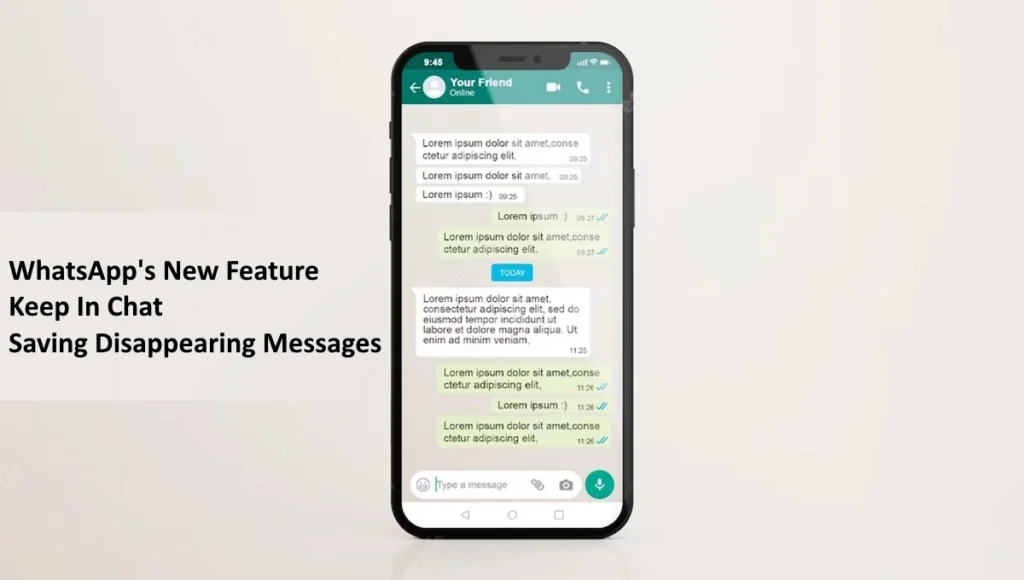 WhatsApps New Feature Keep In Chat