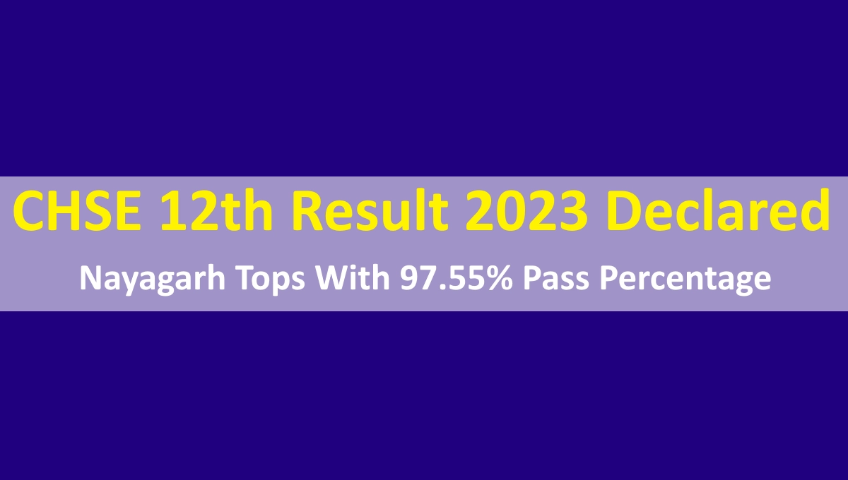 CHSE 12th Result 2023