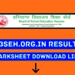 BSEH Result 2023