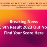 JAC 9th Result 2023