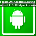 Android 13 version adoption rates