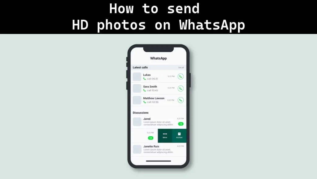 How to send HD photos on WhatsApp