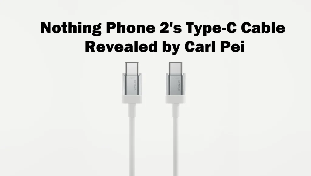 Nothing Phone 2's Type-C Cable