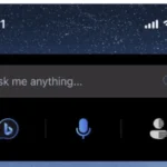 iPhone Bing ChatGPT Widget