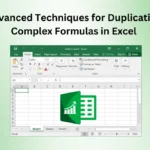 Duplicating Complex Formulas in Excel