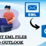 import EML files into Outlook