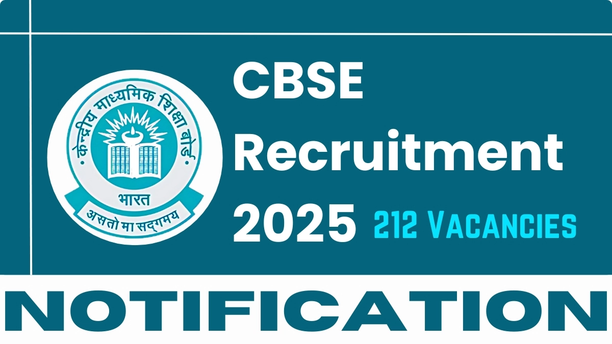 CBSE Recruitment 2025