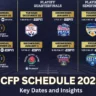 CFP Schedule 2025