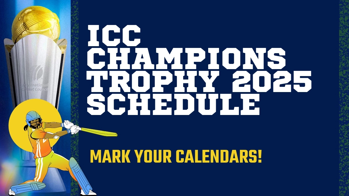 ICC Champions Trophy 2025 Schedule