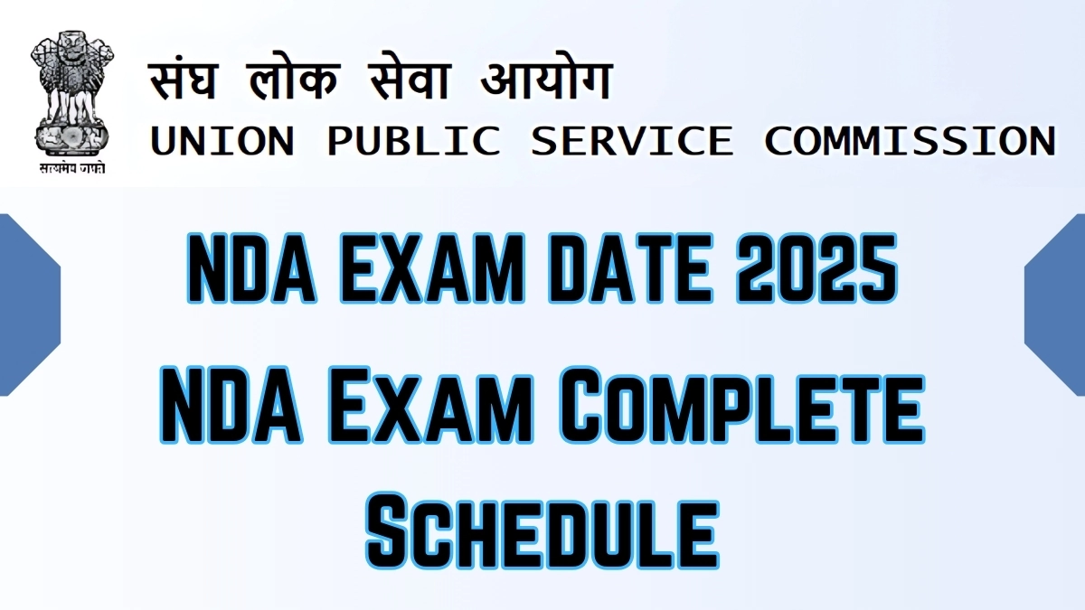 NDA Exam Date 2025 Schedule