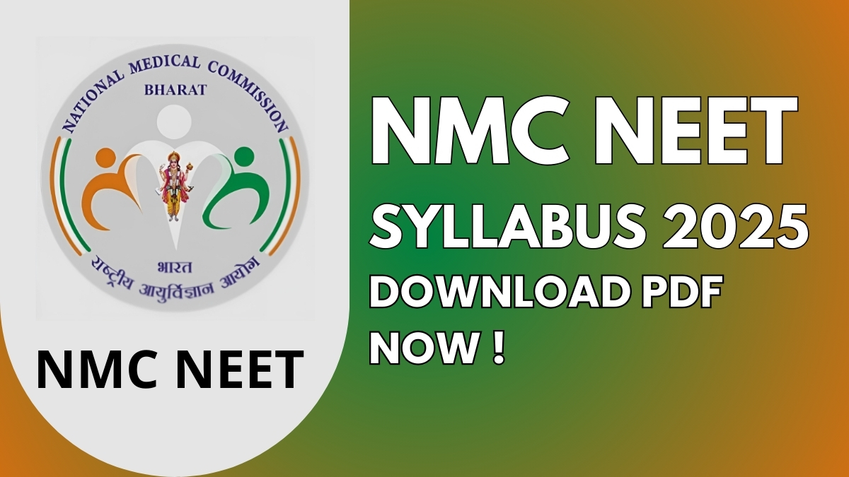 NMC NEET Syllabus 2025 PDF