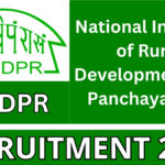 National Institute of Rural Development and Panchayati Raj (NIRDPR) Recruitment for 2024
