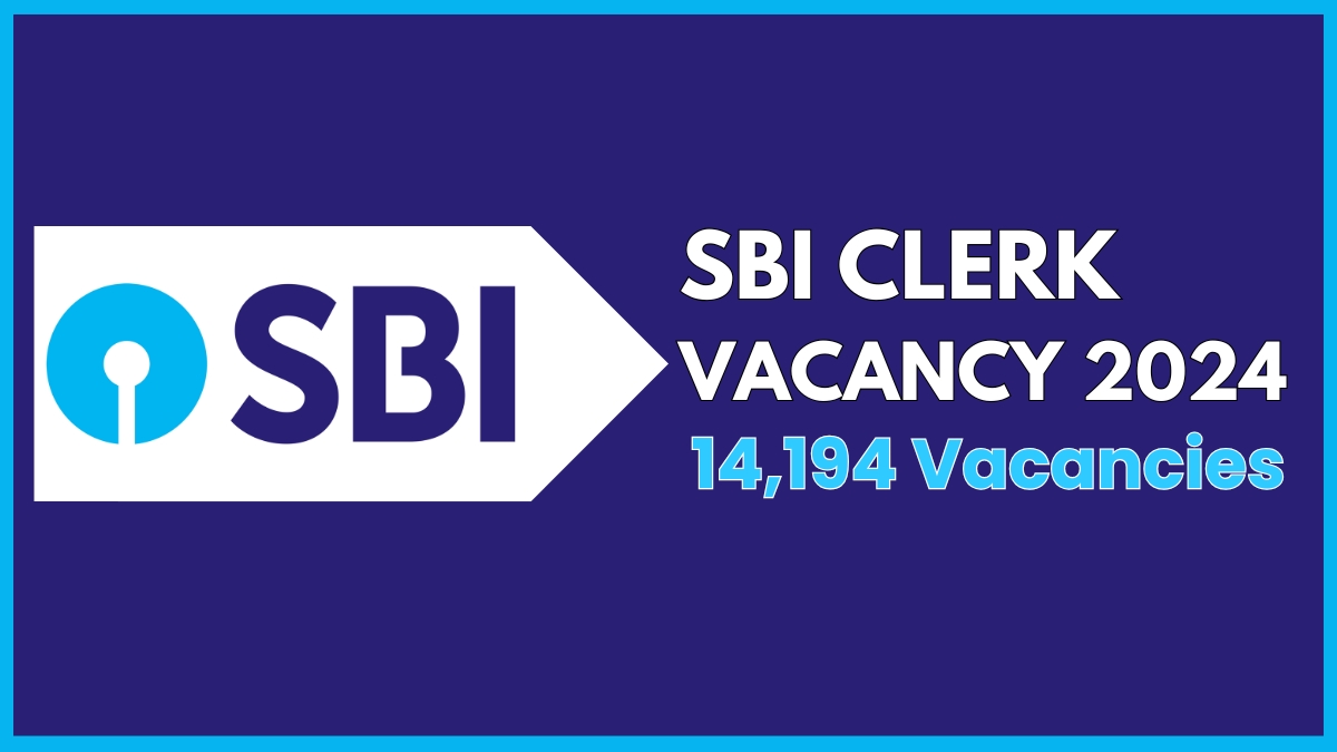 SBI Clerk Vacancy 2024