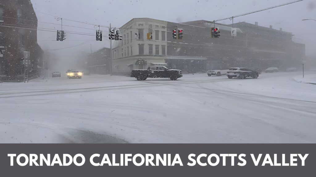 Tornado Warning Scotts Valley, California