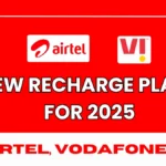 New Recharge Plans for 2025 Jio Airtel Vodafone BSNL
