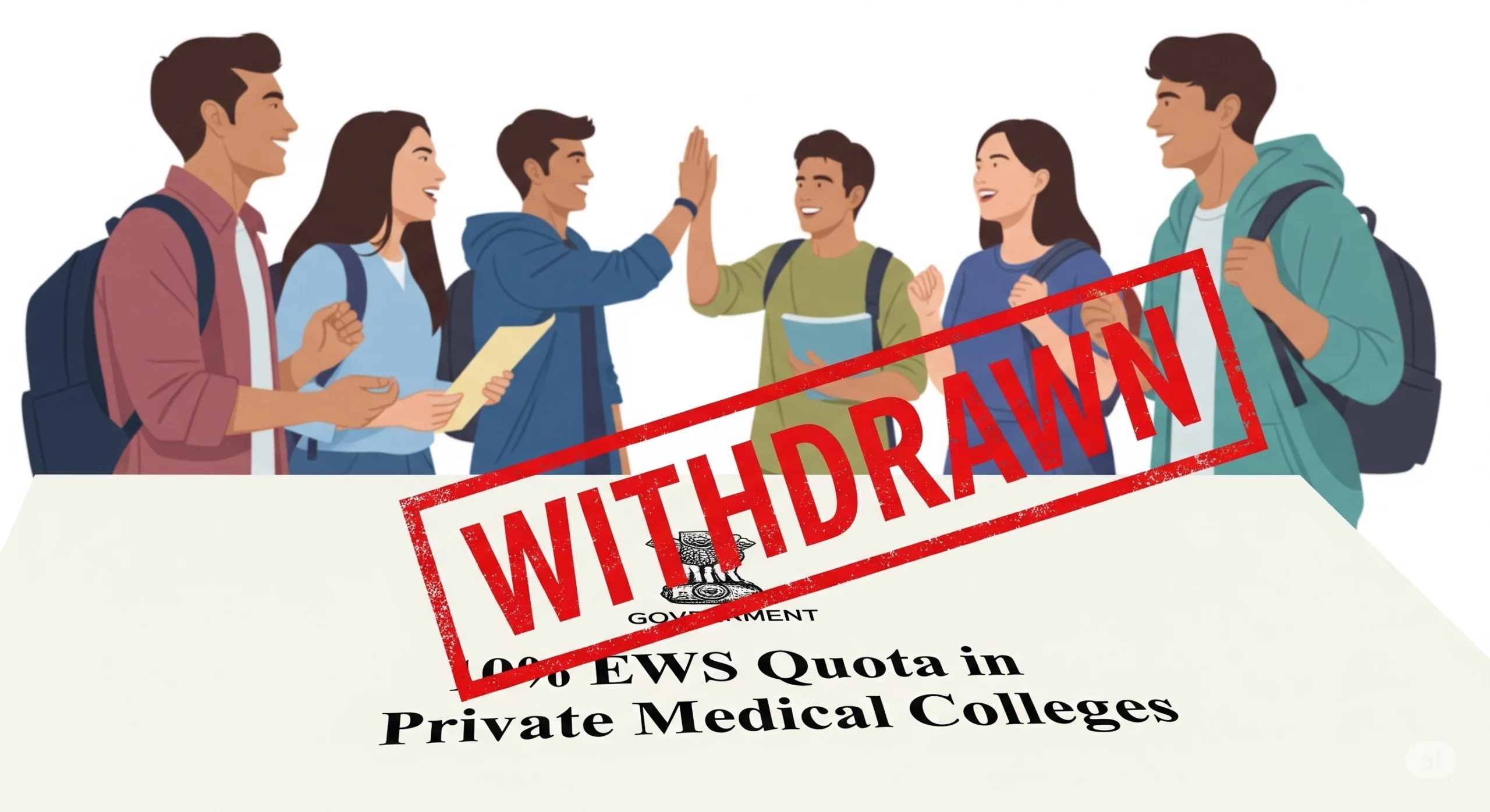 EWS Quota in Private Medical Colleges