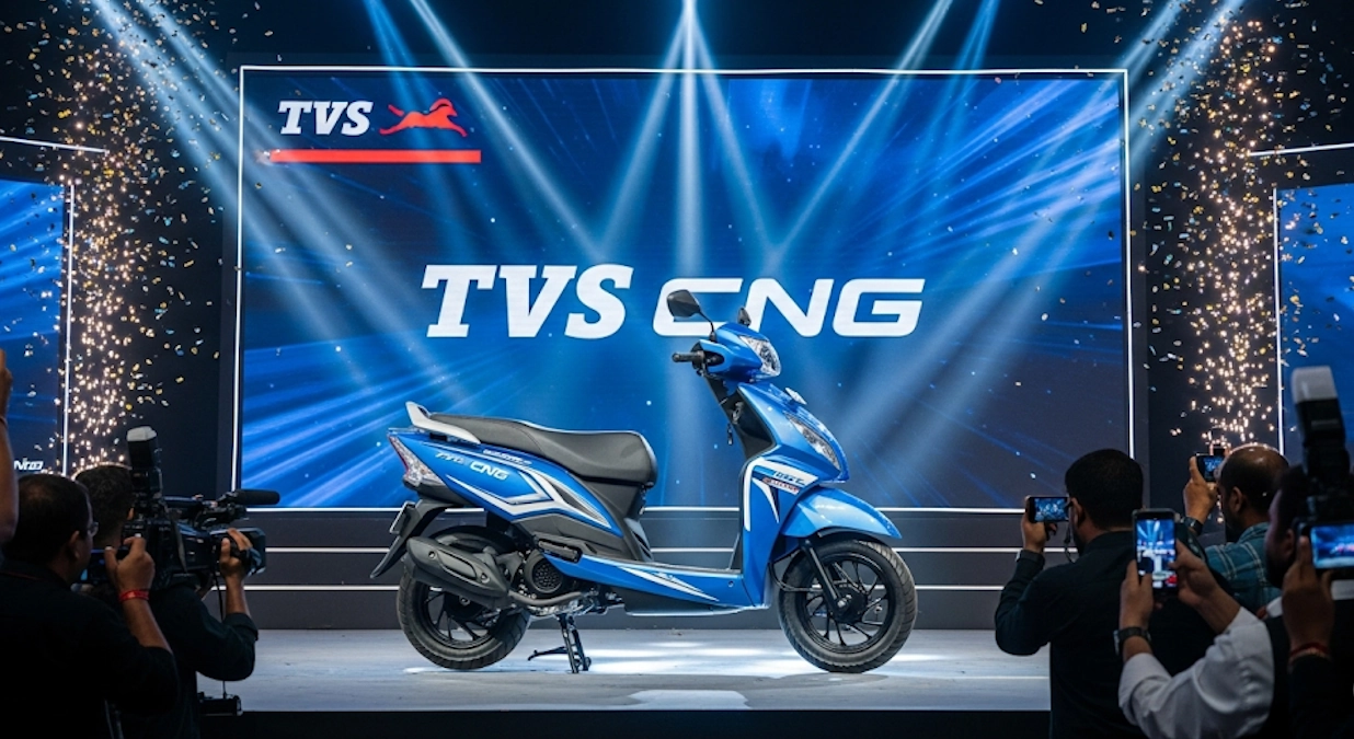 TVS CNG Scooter 2025 Launched