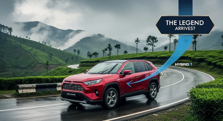 Toyota's Legendary RAV4 SUV Spotted in India