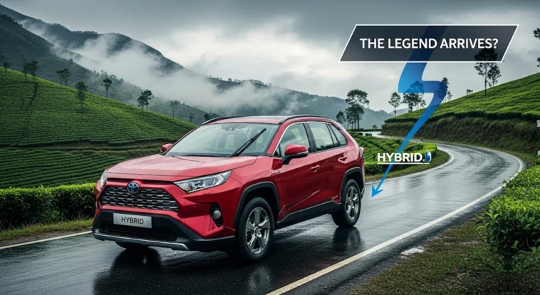 Toyota's Legendary RAV4 SUV Spotted in India